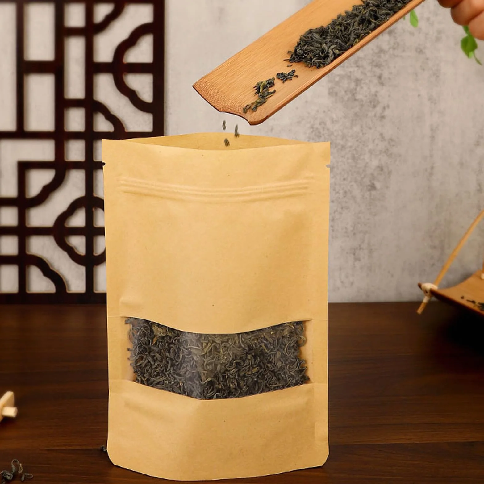 100 braune wiederverwendbare Münzumschläge mit Sichtfenster,Tüten Samentüten für Saatgut Heat Seal Pakete für Münzen Blume Samen Lagerung Probe Taschen Briefmarken7x9cm
