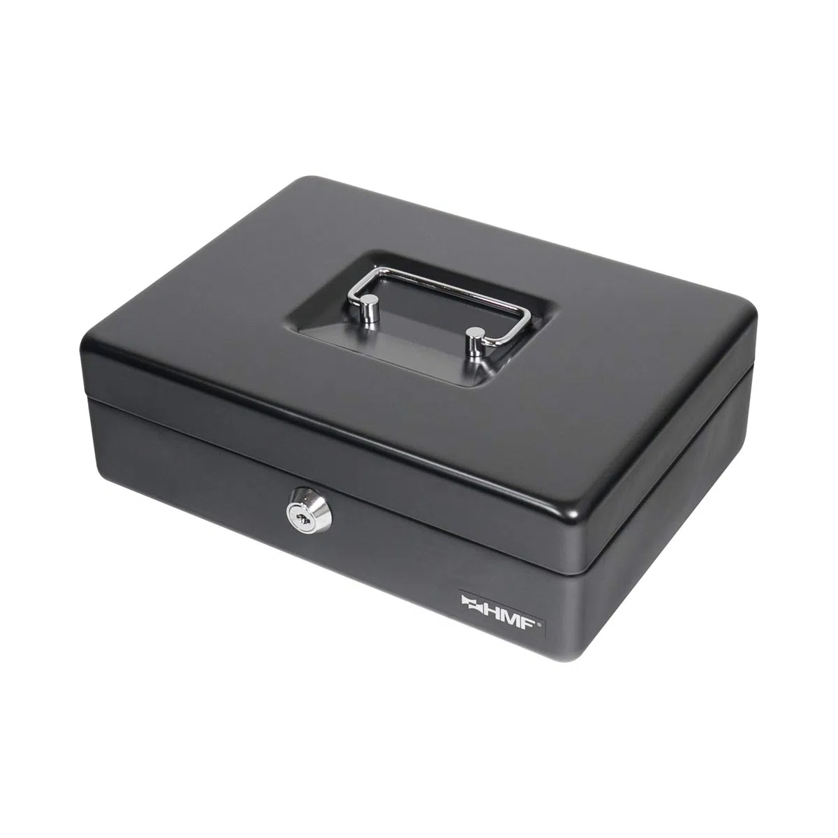 HMF 208-02 Geldkassette Euro-Münzbrett 25 x 18 x 9 cm, schwarz