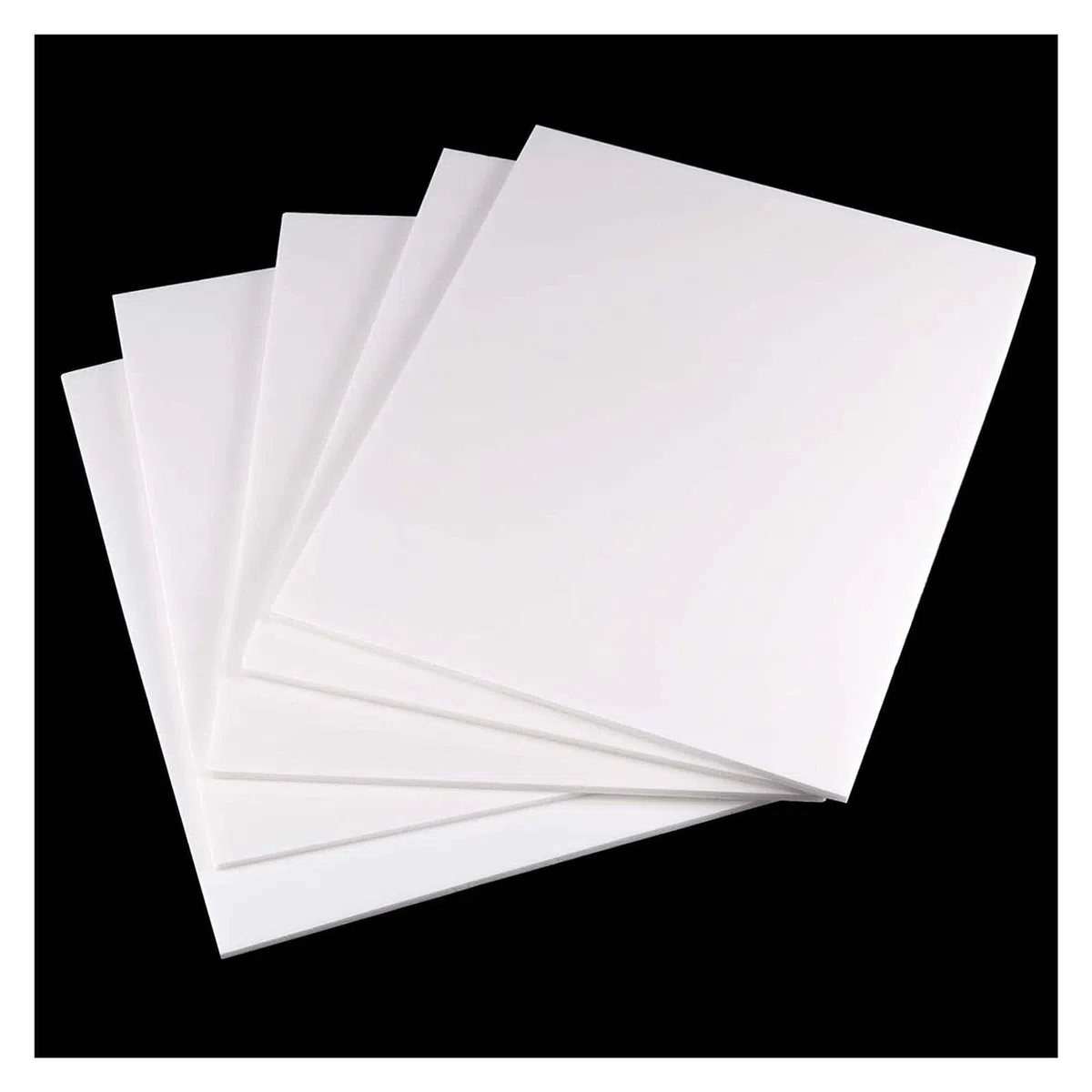 30er-Pack weiße Schaumstoffplatten, 300 x 400 x 5 mm dicke Polystyrol-Passepartoutplatten, weiße Poster-Schaumstoffplatten for Heimwerkerarbeiten, Handarbeiten, Modellieren, Fotomontage