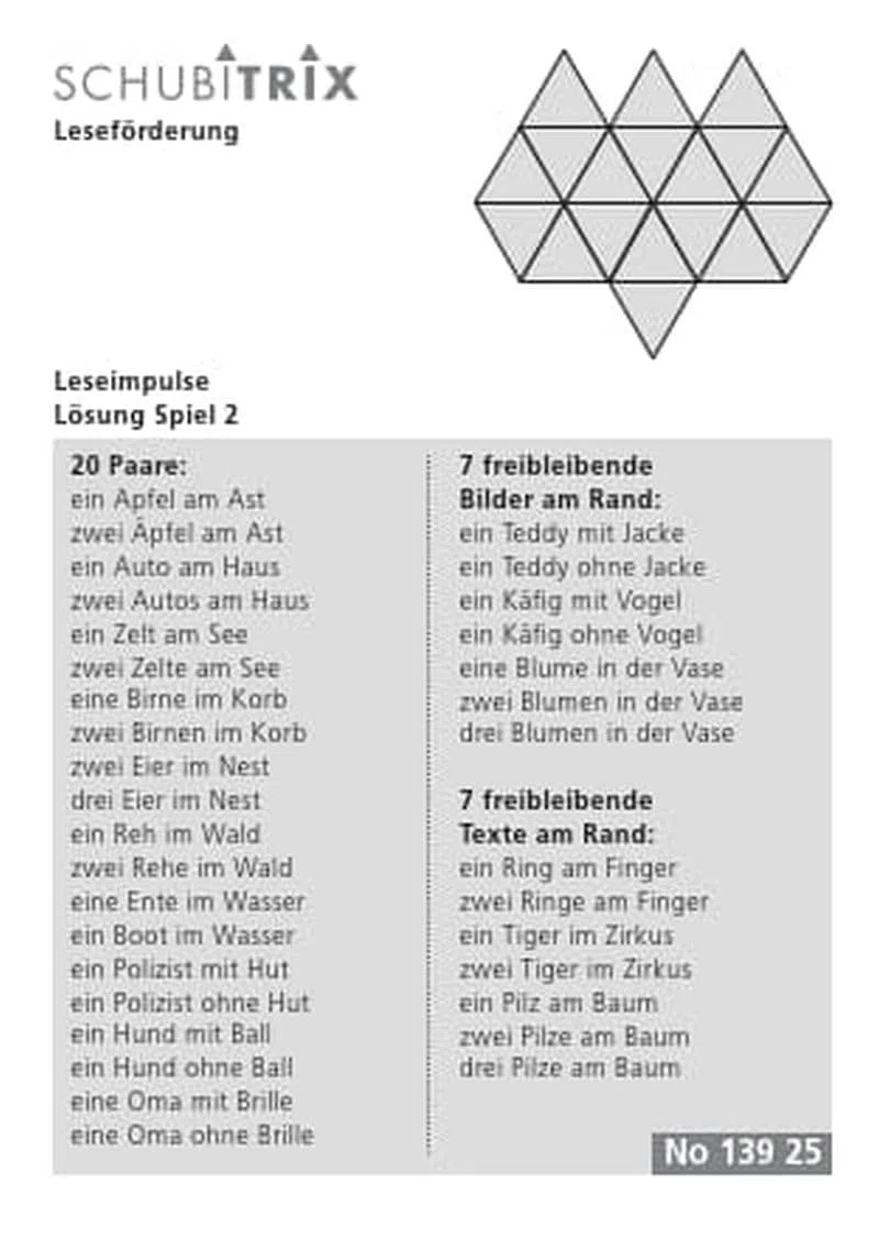 SCHUBITRIX Leseförderung: Leseimpulse