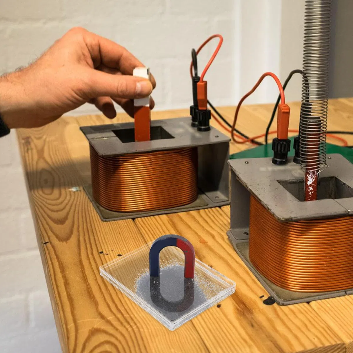 Physiklaborausrüstung Magnetischer Demonstrator Eisen Eisenspäne-Sets Für Wissenschaftliche Experimente