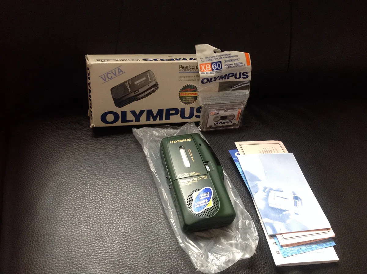 Olympus Pearlcorder S713 Mikrokassette Recorder