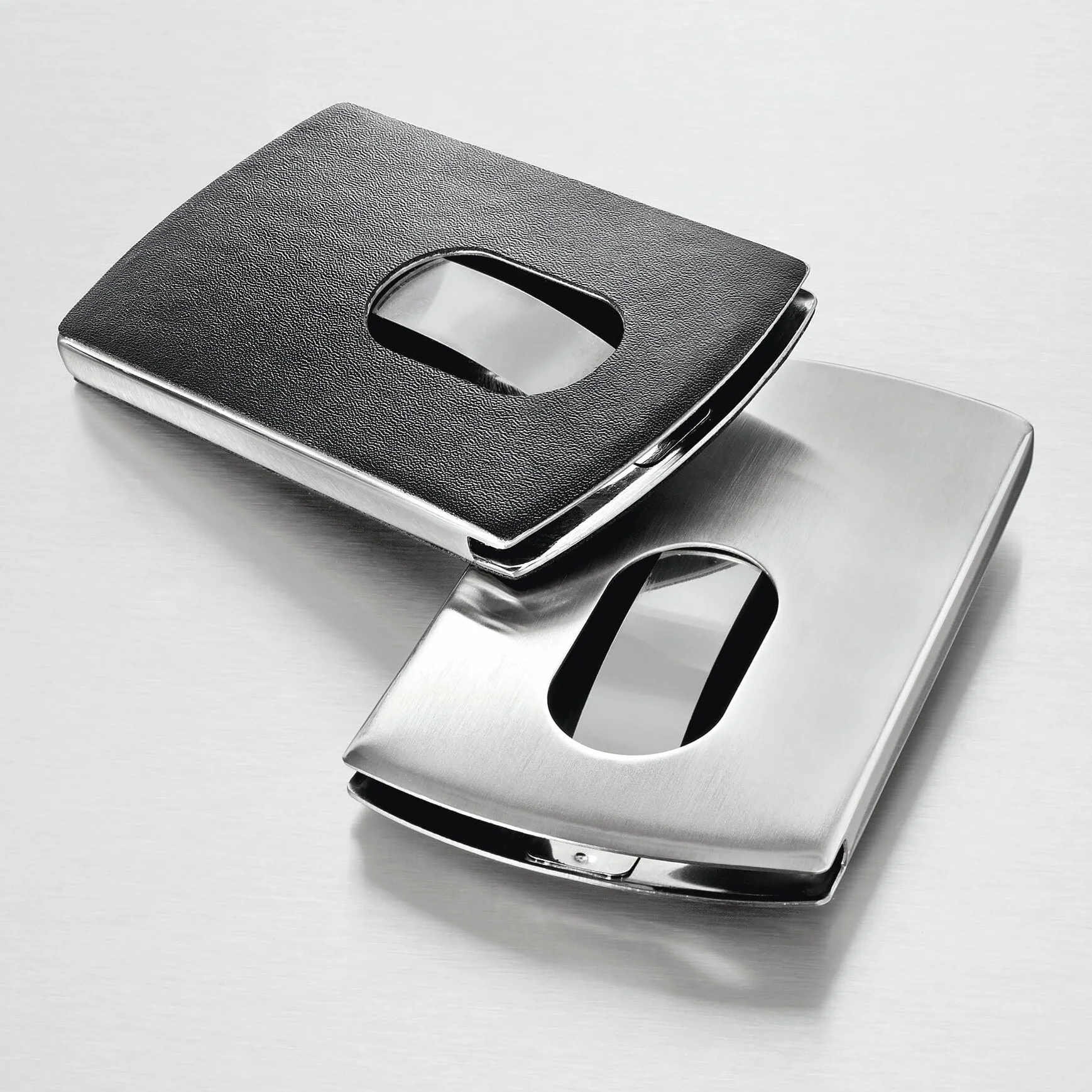 SIGEL VZ120 Visitenkarten-Etui silber, aus hochwertigem Edelstahl