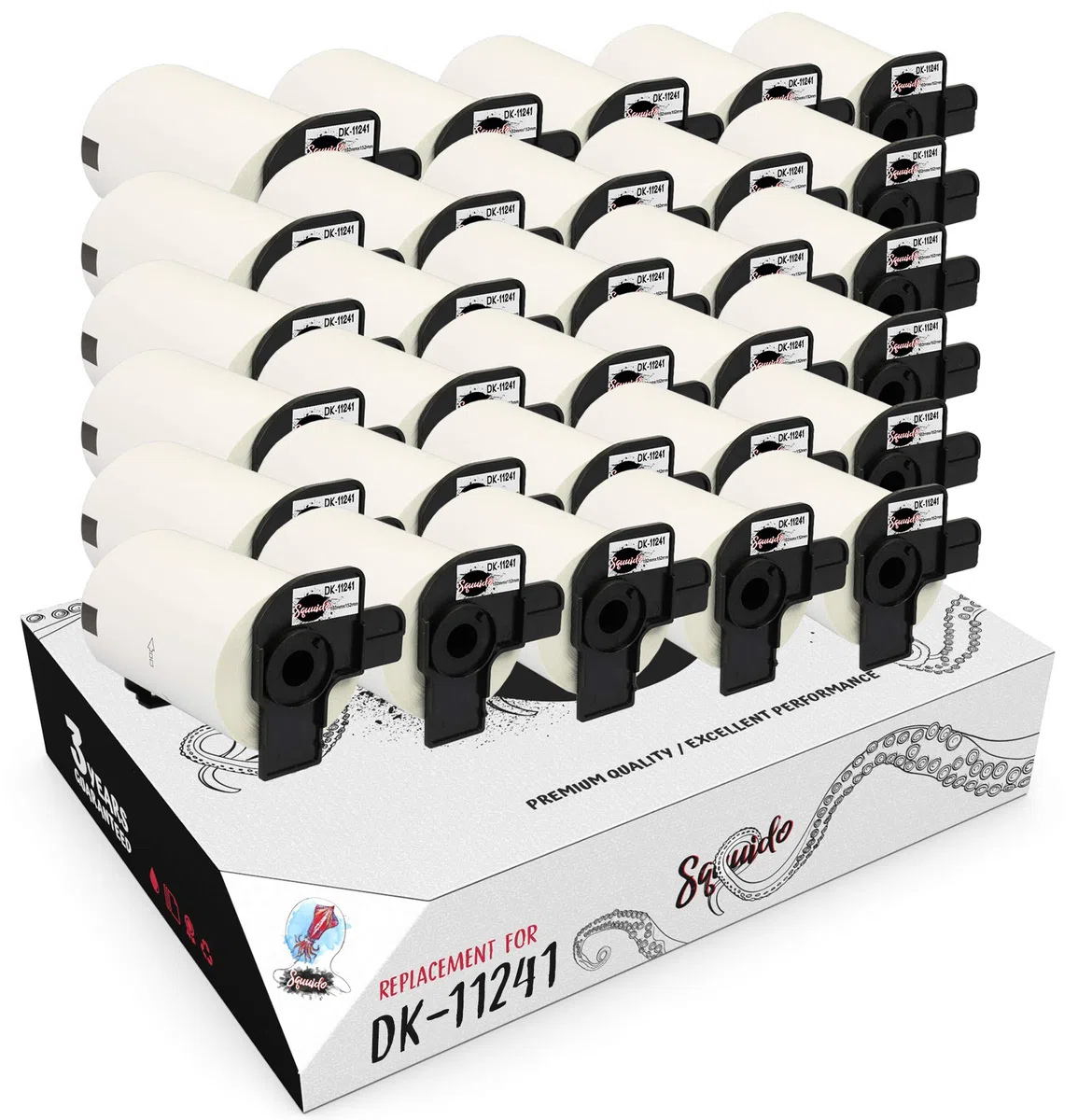 30 rollen DK-11241 DK11241 Etiketten kompatibel mit Brother P-Touch QL-1100 QL-1060N QL-1050N QL-1050 QL- 1110NWB | 102mm x 152mm | 200 Etiketten pro Rolle