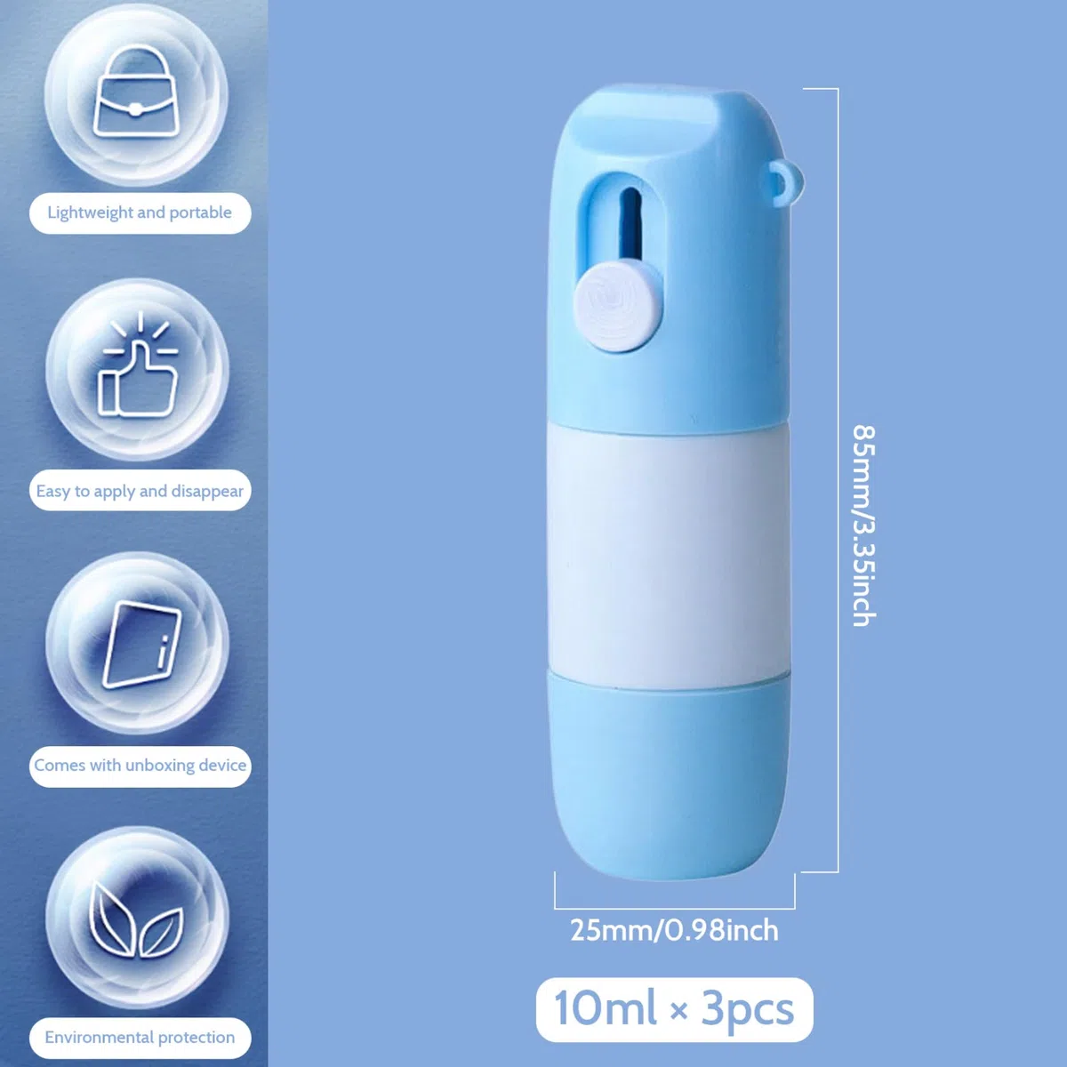 3pcs Thermalpapier Korrekturflüssigkeit mit Paketöffnung Whiteout Flüssigkeit Instant Datenschutzschutz Korrektur Flüssigkeit mit Cutter für Packungsbezeichnungen, Rechnungskorrekturflüssigkeit