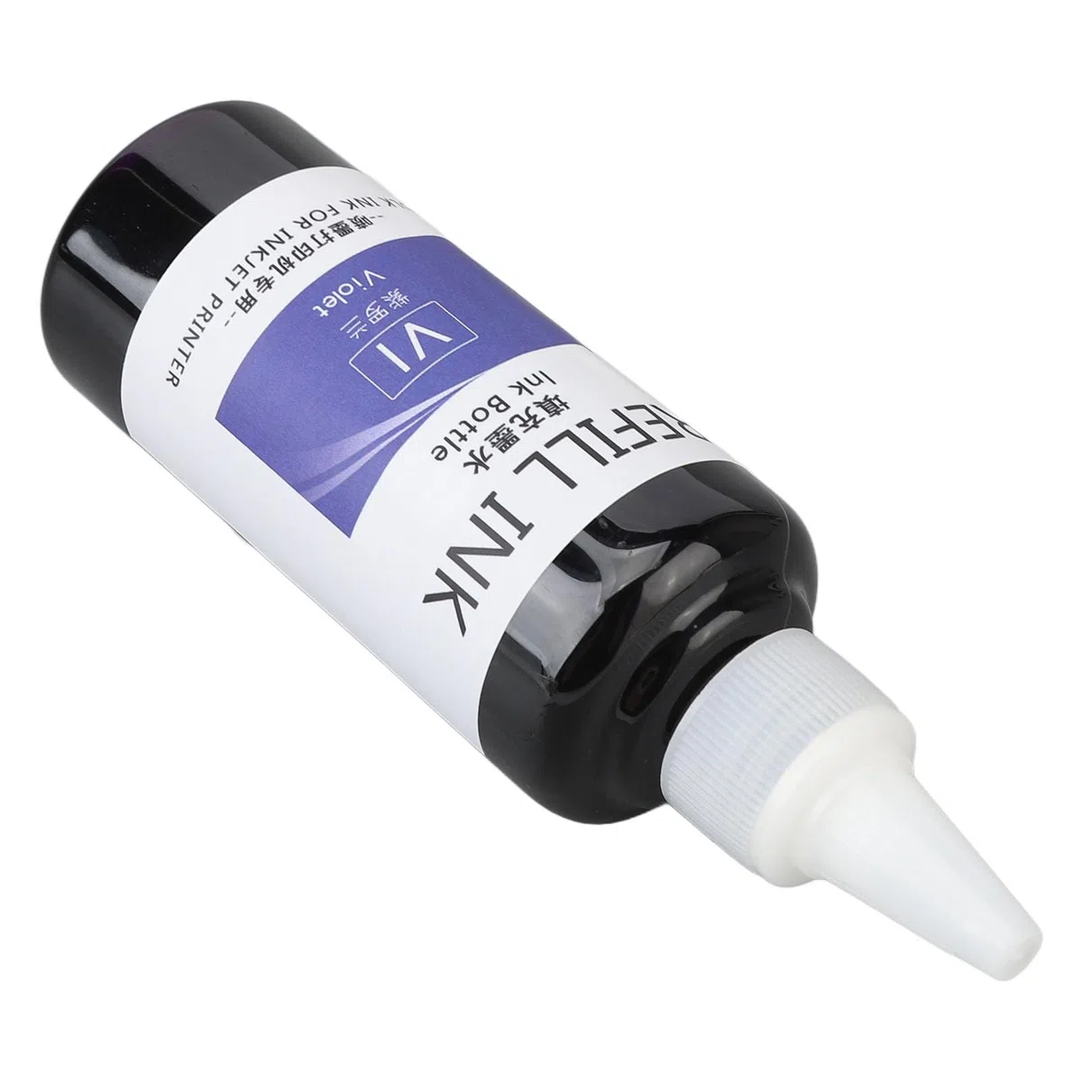 Ei-Stempeltinte, Multifunktionaler, Farbechter Stempel-Nachfülltinten-Spitzenapplikator, 100 Ml, Hochrein, Schnell Trocknend, für die Schule (PURPLE)