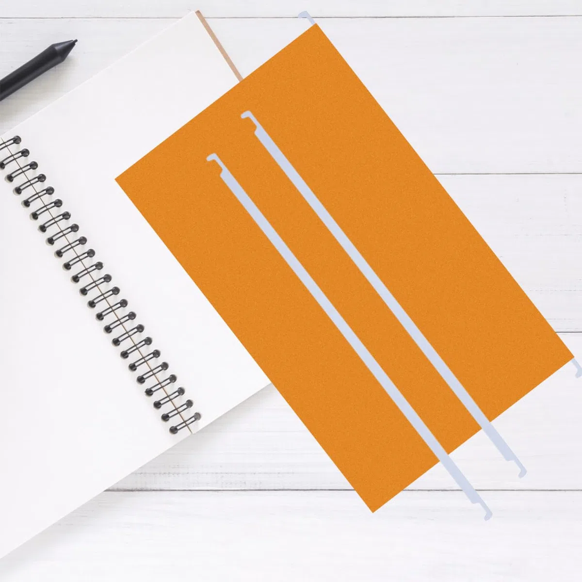 50 Stück Metall Hängeregisterleisten Weiß Robuste File Folder Frame Bars Langlebige Trennleisten für Büro Dokumenten Organizer Einfache Installation für Aktenrahmen