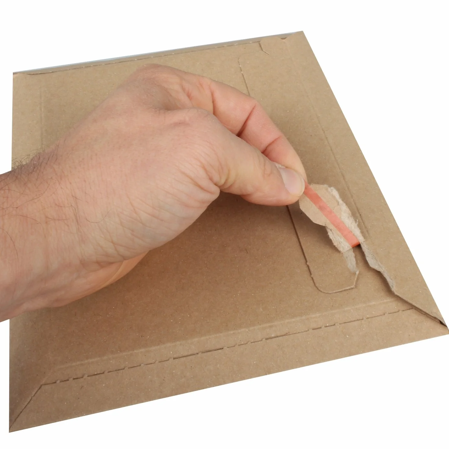 50 x Kraftmax Premium Verpackung/Versandtaschen - Frustfreie Versandtasche aus Pappkarton - DIN A5-23,5 x 18 cm
